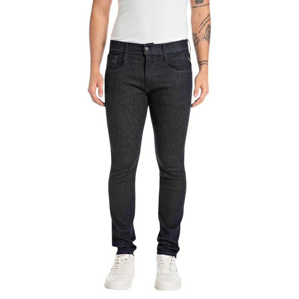 Replay Men's Anbass Forever Dark Jeans, 007 Dark Blue,