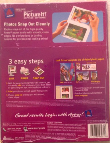 Avery 4X6 Glossy Digital Photo Paper For Ink Jet Printers #TOP1