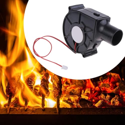 Image of ATORSE BBQ Fan Air Blower Accessories Heavy Duty for Drying Boots Outdoor Fireplace 12V