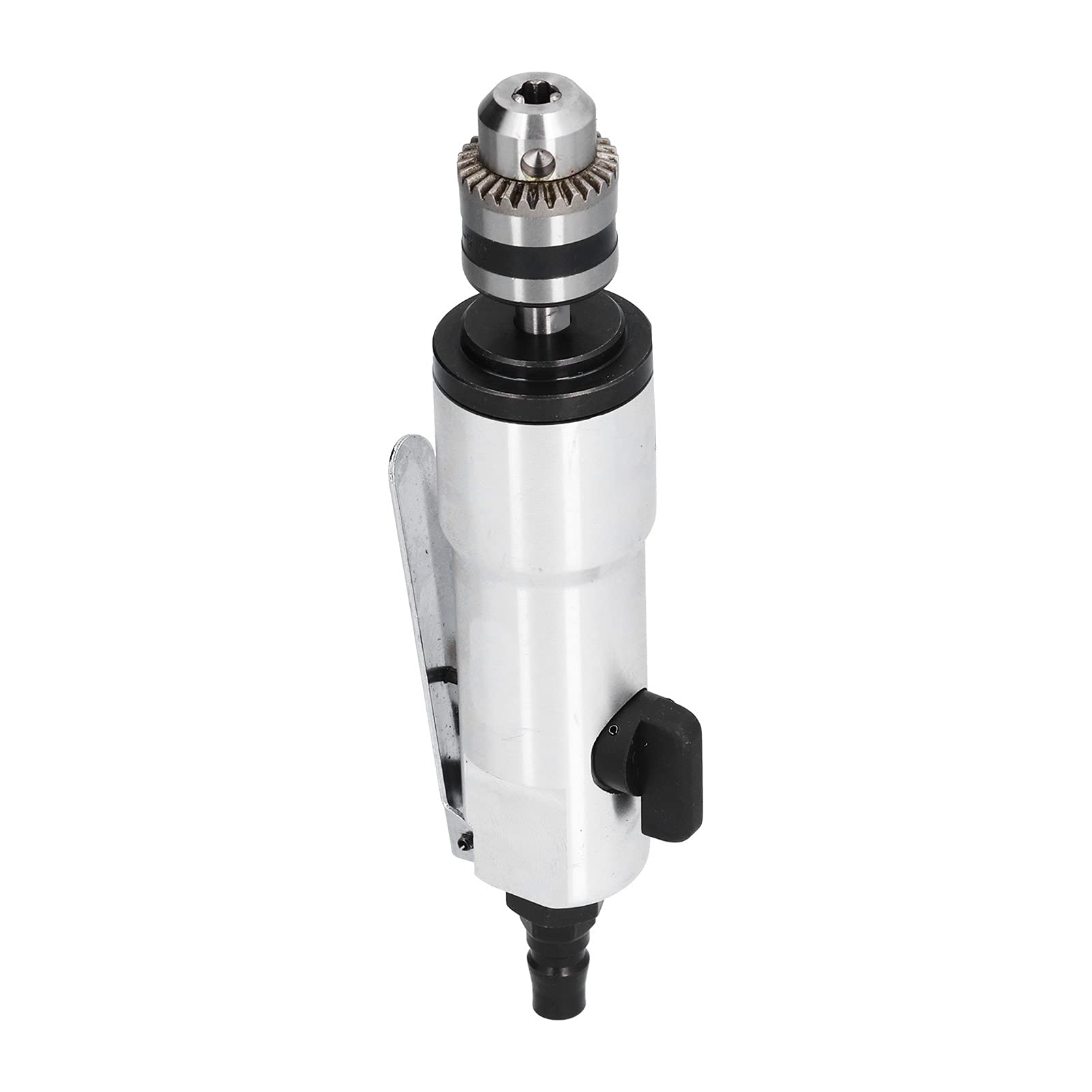 3/8in Chuck Pneumatic Drill, Straight Type, Multifunctional, Proof, sturdy Industrial Air Drill for Furniture Drilling, Tapping, Removal, Polishing, and Grinding