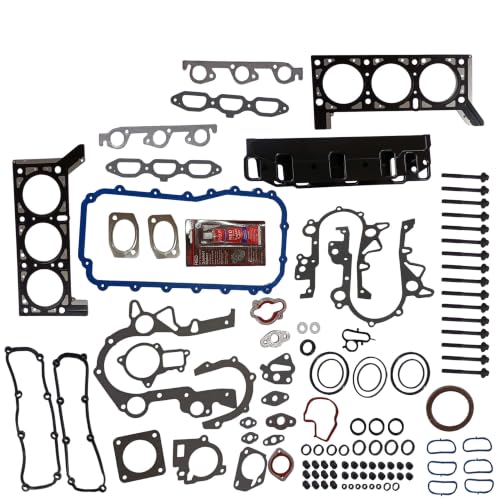 Image of Partsflow Full Gasket Set Bolts Compatible With 04-10 Chrysler Town Country VW Dodge Grand Caravan V6
