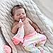Produktbild HUJUNG Reborn Puppe Puppen Lebensecht Mädchen Vollsilikon Baby Babys Silikon Ganzkörper Zwillinge Die Sehr Echt Aussehen Sachen Echte Korper Madchen Und Junge,Girl