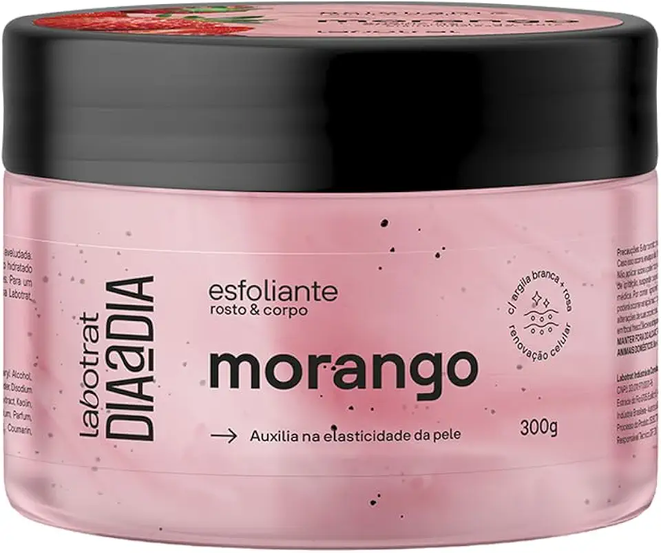 Labotrat “Esfoliante De Morango Com Super Ação Anti-Oxidante Renova Revitaliza A Pele Deixa Aveludada Retardando Os Efeitos Do Envelhecimento 330G”