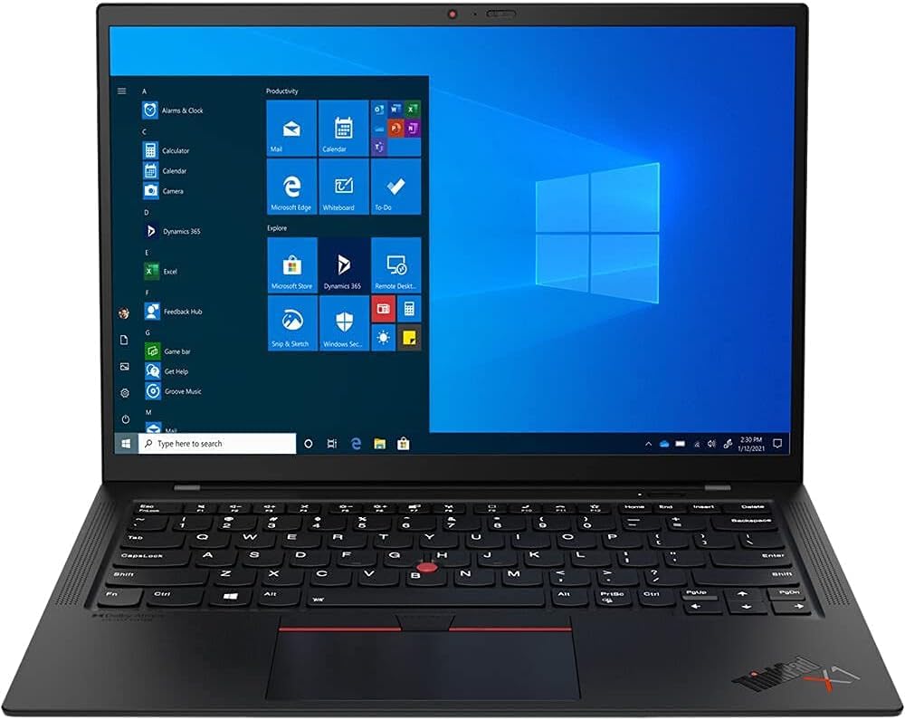 Lenovo ThinkPad X1 Carbon Gen 9 Ultrabook 14" FHD Intel Core i5-1135G7 16 Go RAM SSD 512 Go QWERTY Windows 11 Pro reconditionné