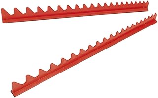 Sealey WR02 Sharks Teeth Spanner Rack Magnetic, Red, 2 Pieces
