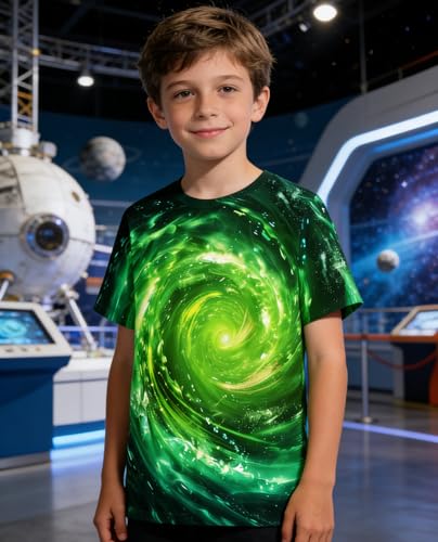 Image of uideazone Tshirts for Boys Kids Short Sleeve T-Shirt 3D Graphic Tee Shirts Tops Clothes 4-16 Years