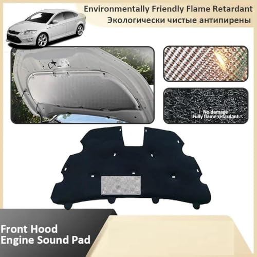 Tapis capot Ford Focus MK2 pour stopper les vibrations et isoler du bruit