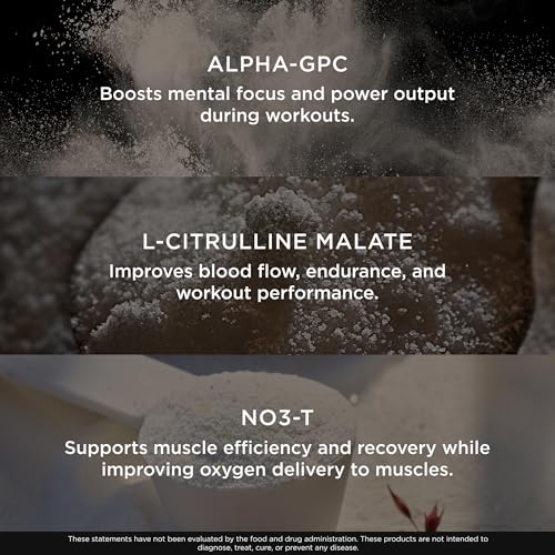 Image of The Genius Brand Genius Pre - Clean Pre-Workout Powder for Energy, Focus & Fitness Support - No Artificial Flavors, Preservatives, or Proprietary Blends - Non-GMO - 20 Servings - Blue Raspberry