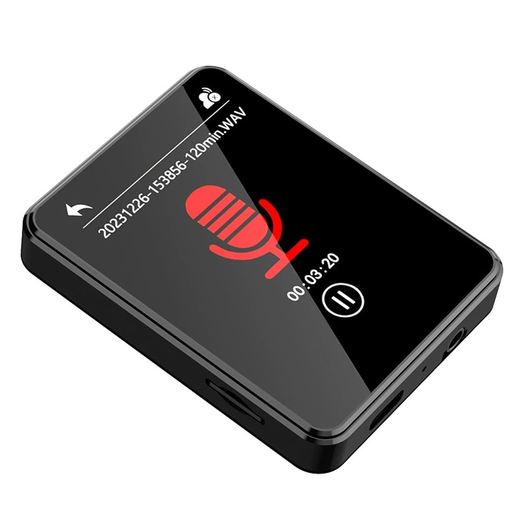 Reproductor de música con Bluetooth, batería de Larga duración y Biblioteca de música Esencial. Reproductor de portátil con Bluetooth, Totalmente, Negro, 128 GB