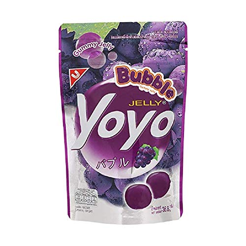 YOYO jelly bubble gummy jelly grape 36.8 g. 2pack By