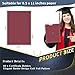 Panelee 60 Pcs Certificate Holders with Gold Foil Border Diploma Holder Diploma Cover Certificate Folders Certificate Covers for Letter Size 8.5 x 11 Cardstock Document Certificates (Wine Red)