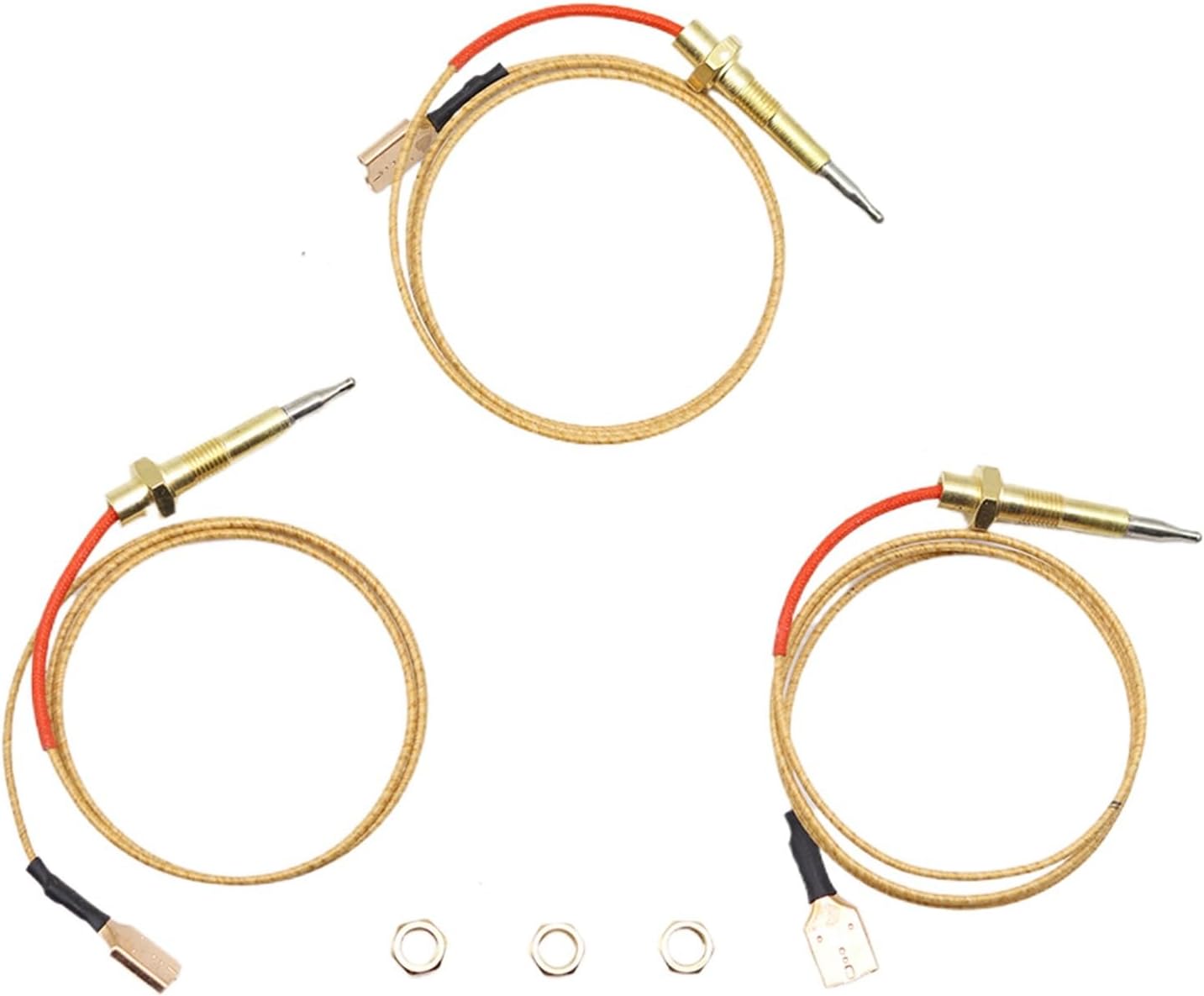 Gas Fireplace Thermocouple Heater Burner Cooker Universal Fireplace Parts Digital Temperature Controller 65cm