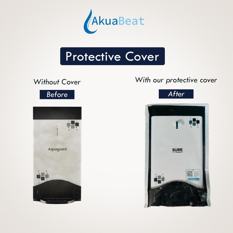 Image of Body Protective Cover Compatible with Aquaguard Sure A Star UV Dust Proof, Transparent, Needle crafted, easy installation Electric Water Purifier Model.