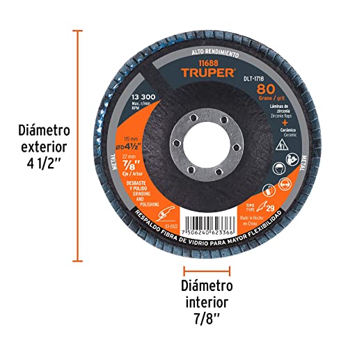 Disco laminado grano 80 16 Imagen adicional