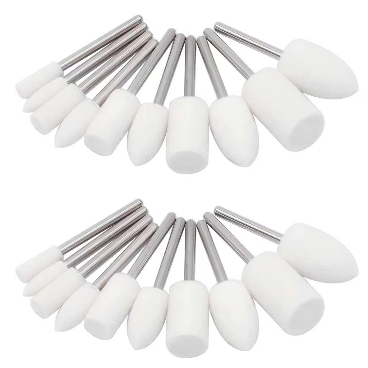 Buffing Wheel Polishing Bits for Dremel Tool Accessories Aluminum Resin Metal Watch Polishing Kit Buffing Pads for Drill Rotary Tool Accessories Sanding Bits Wheel Polish 1/8 Inch Shank