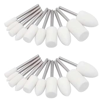 Buffing Wheel Polishing Bits for Dremel Tool Accessories Aluminum Resin Metal Watch Polishing Kit Buffing Pads for Drill Rotary Tool Accessories Sanding Bits Wheel Polish 1/8 Inch Shank