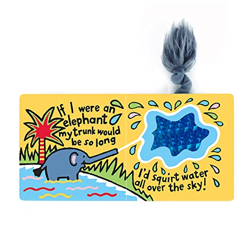 Image of Jellycat If I were an Elephant: A Baby Touch and Feel Board Book Children's Book - Baby Gift