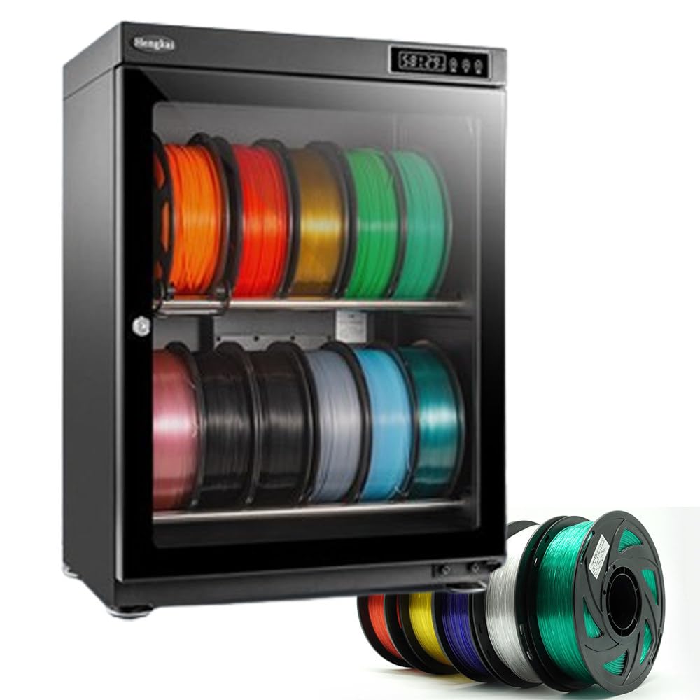 ShaiVrissian Filament Storage Box with Airtight Moisture Protection 70L