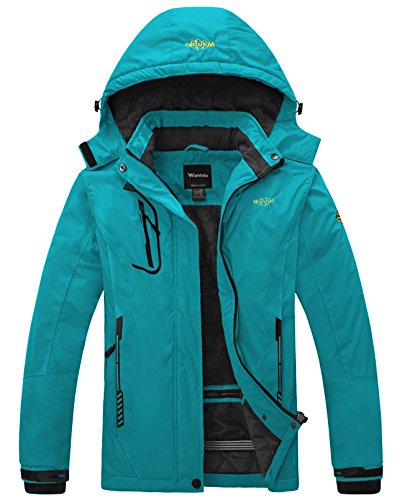 Wantdo Abrigo De Invierno Aislada Con Vellón Chaqueta Capucha Desmontable A Prueba De Viento Parka Snowboard De Esquí Exteriores Chaqueta De Mo Wantdo Abrigo De Invierno Aislada Con Vellón Chaqueta Capucha Desmontable A Prueba De Viento Parka Snowboard De Esquí Exteriores Chaqueta De Mo