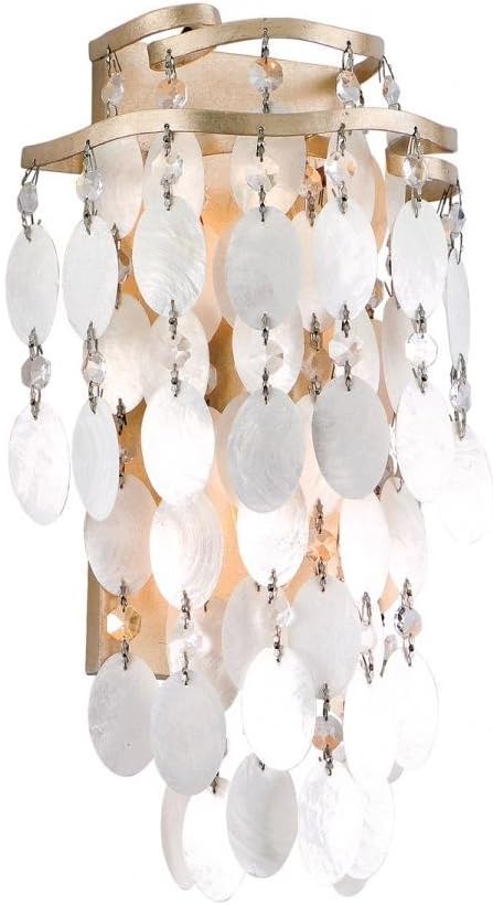 Corbett 28573964 Corbett Two Light Champagne Leaf Wall Light - 782042971783