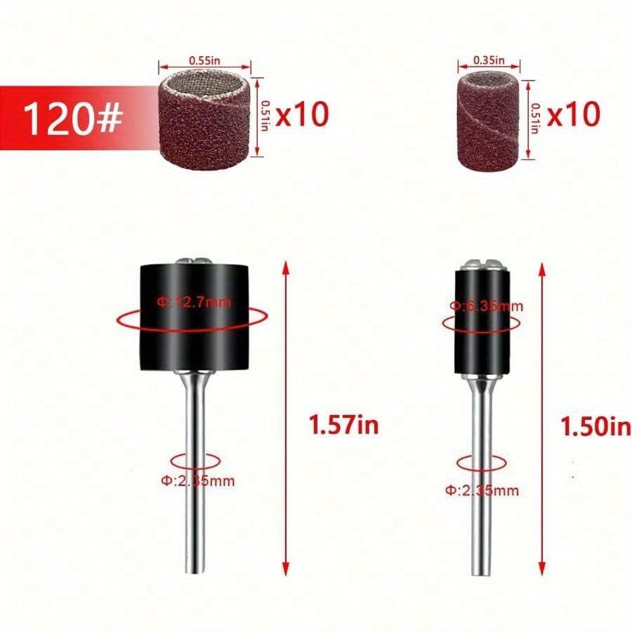 29pcs/Set Rotary Multi Tool Cutting Guide Hss Router Drill Bits Attachment Small Electric Grinding Sandpaper Combination Accessories