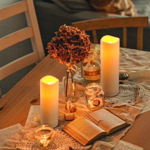 Vela impermeable para exteriores con luz LED decorativa pack de velas analógicas resistentes Da 4