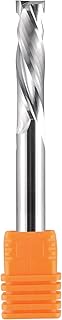 SpeTool Compression Router Bit UP&Down Cut 1/10 inch UP Cutting 1/4 inch Cutting Diameter for Woodwork Edge Trimming CNC Router Engraving Carving Tools