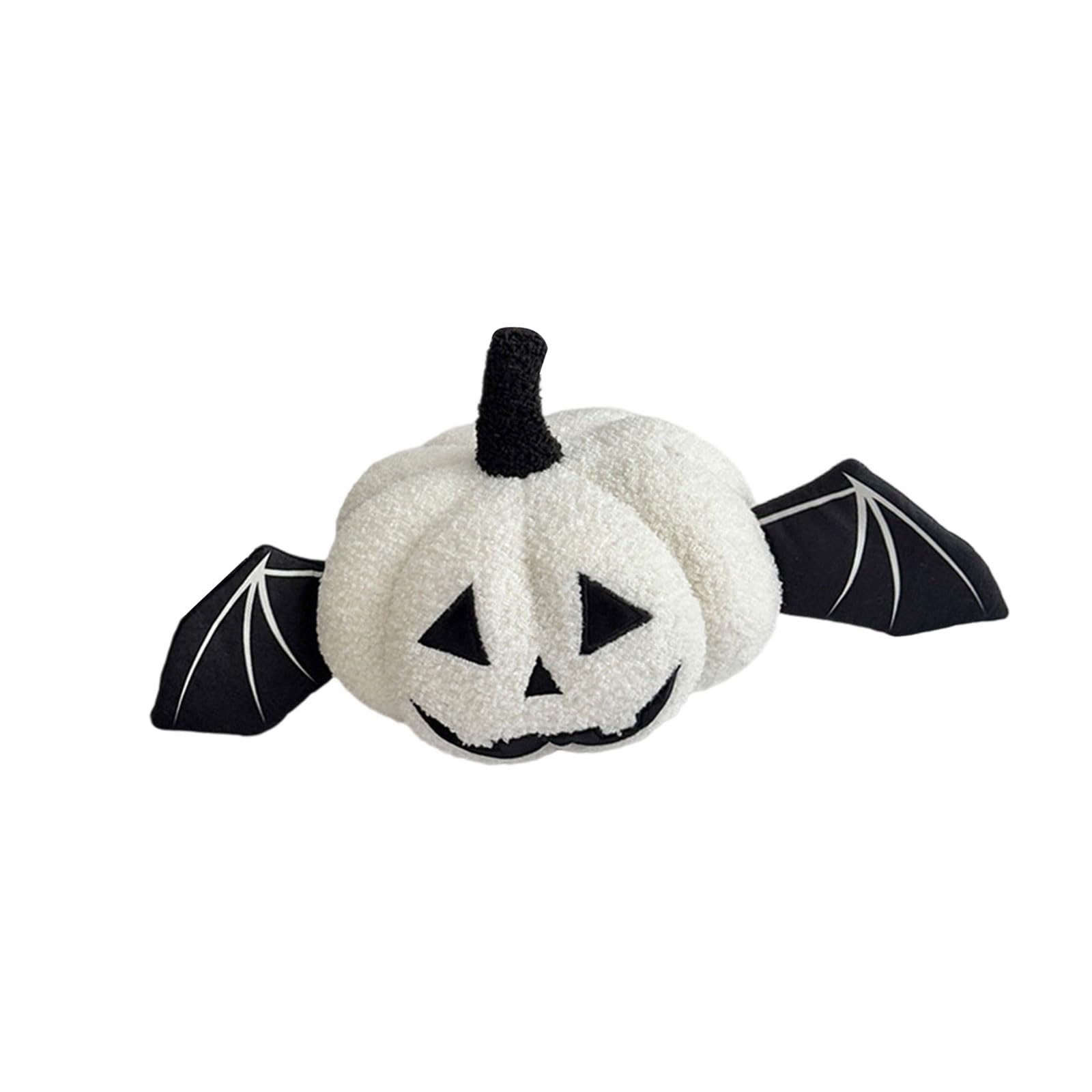 HZBB Seasonal Gourd Pillow Halloween Accent Stuffed Cushion for Bedroom Couch Celebration Decoration Soft Pumpkin Throw Pillow