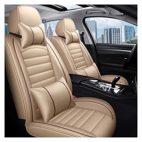 Housses siège voiture beige intégrales avec coussin pour rénover intérieur Passat et CC