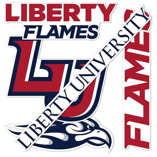Desert Cactus Liberty University Flames Sticker Decal (T2-3)