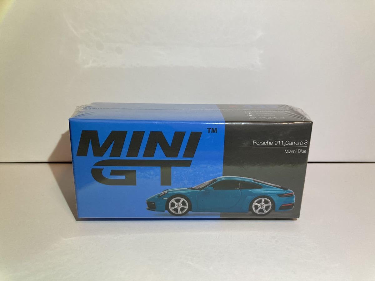 Amazon.co.jp: MINI GT 1/64 ポルシェ 911 カレラ S マイアミブルー
