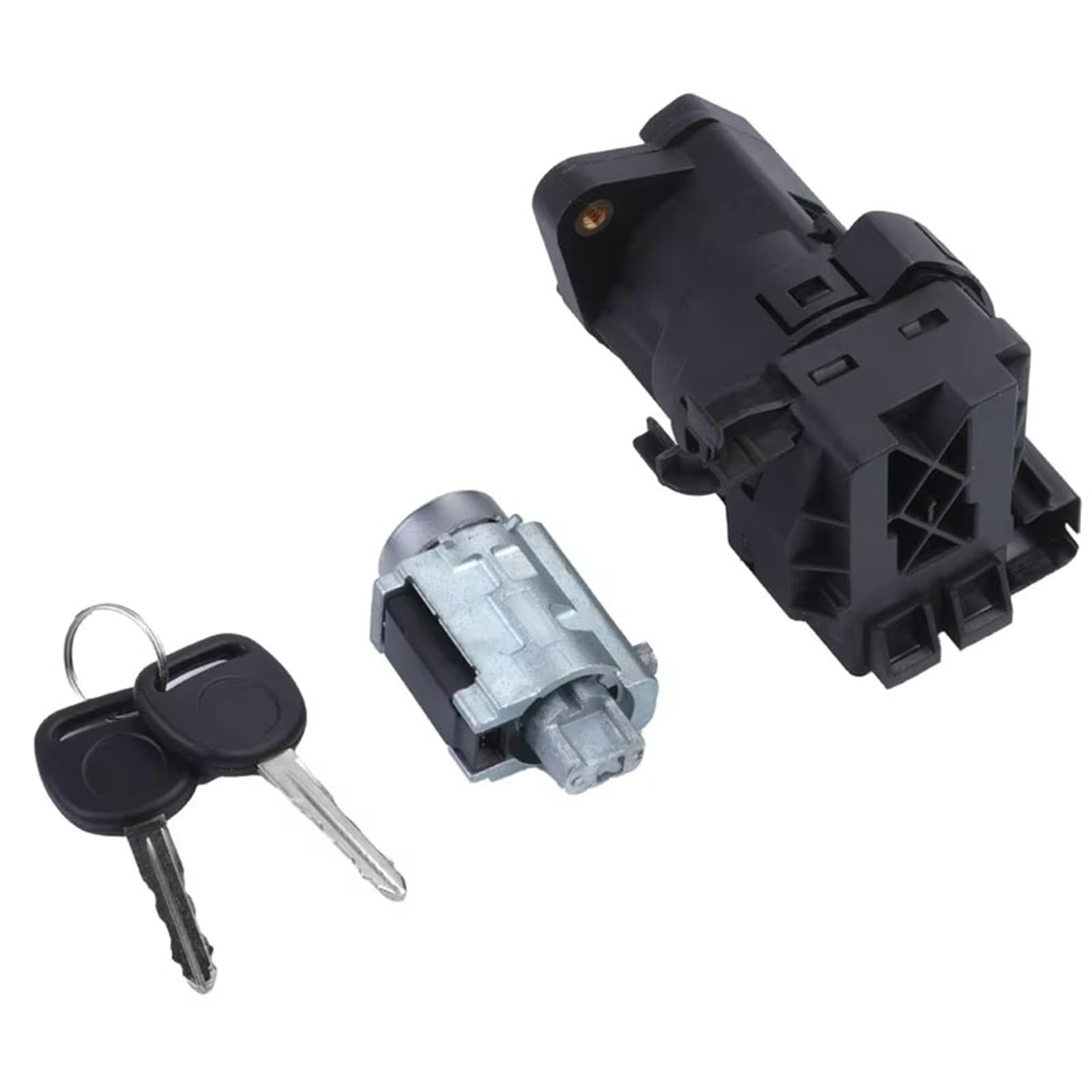 Ztguioq A Pair Ignition Lock Cylinder Compatible With Chevy For Malibu 2004-2005 For Impala 2000-2005 Ignition Lock Cylinder W/Keys And Switch 22599340 12458191(A Pair)