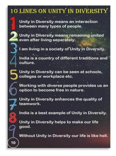 Unity In Diversity Educational Poster for Inclusive Classroom Spaces | Reminds students that everyone brings value to the group(