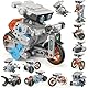 Jiakora 12-in-1 STEM Roboter Set Spielzeug, DIY Elektroroboter Lernspielzeug für Kinder ab 8 Jahren, 202 Stücke Wissenschaftliche Bausätze Experimente Spielzeug, Geschenke für Jungen und Mädchen
