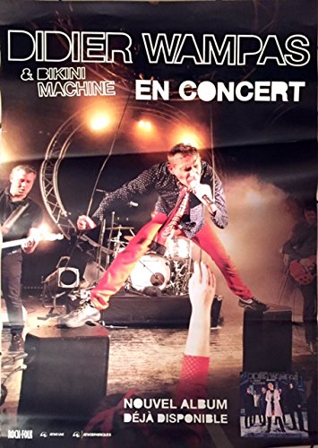 Affiche Didier Wampas poster géant 70X100 décoration rock