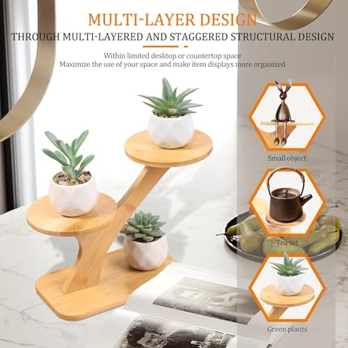 Support de plante en bois compact pour casser le manque d'espace intérieur - 8