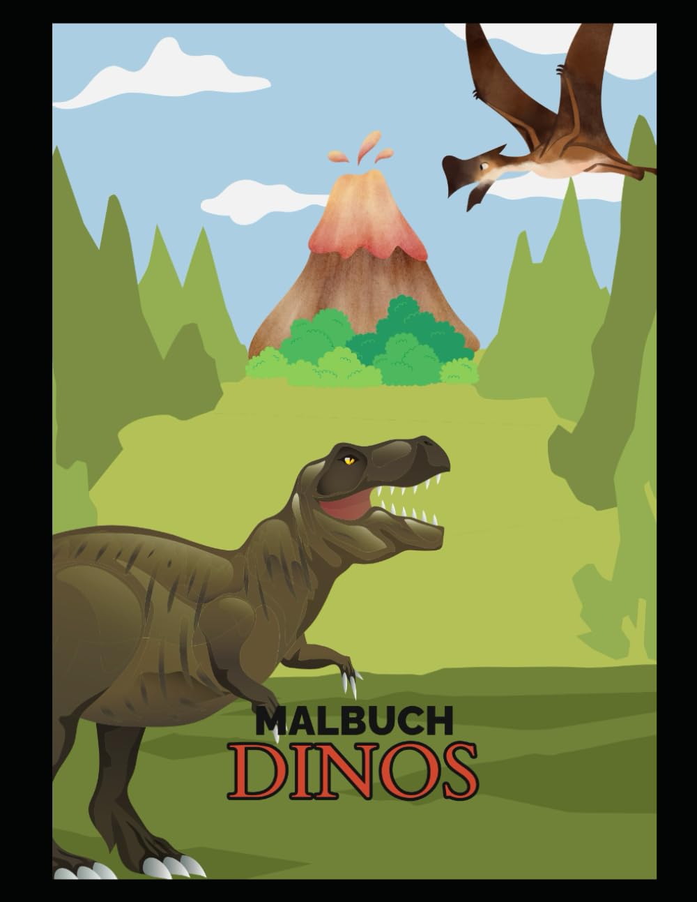 Malbuch Dinos
