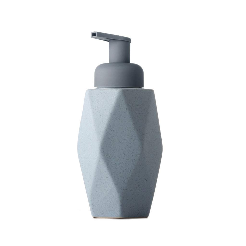 Bottiglia con pompa per dispenser di sapone liquido ricaricabile per piano di lavoro da bagno, lavello da cucina - Contiene sapone per le mani, detersivo per i piatti, disinfettante per le mani