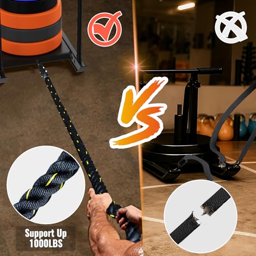 image for Brobantle Weight Sled Pulling Rope 30FT, Trainer Physical Training Str