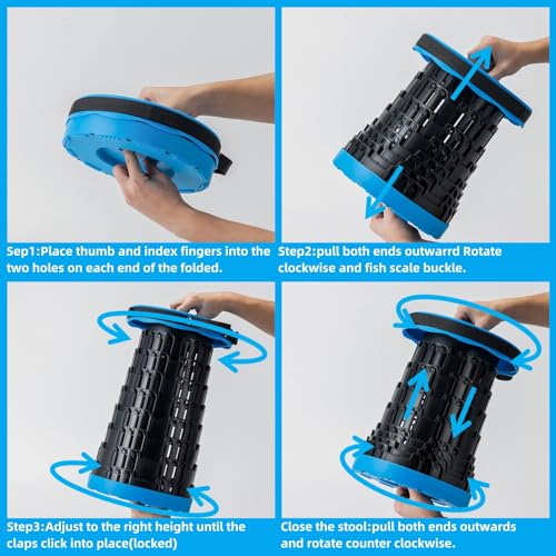 Upgraded-Folding-StoolRetractable-Folding-StoolSturdy-Foldable-Stool-with-Load-Capacity-of-600lbsRetractable-Camping-Stool-for-HikingFishing-Tours-BBQ-Parties-IndoorOutdoor-Activities