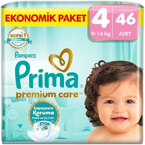 Prima Bebek Bezi Premium Care 4 Numara 46 Adet Ekonomik Paket - Görsel 1