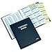 Price comparison product image Durable 146500 Visitor Book 300, Leather Look Cover, 300 Perforated 90 x 60 mm Visitor Badge Inserts