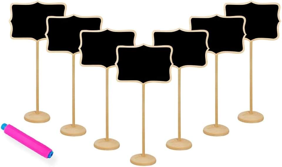 food label holders for buffet