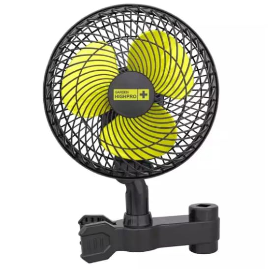 Genérico Ventilador Clip Fan Garden Highpro Oscilante 20cm 20W
