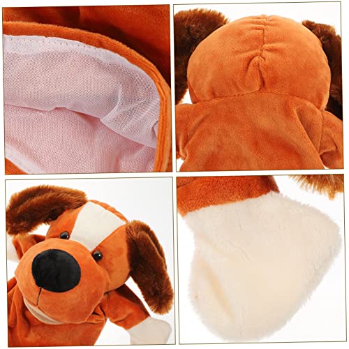 ibasenice Fantoche De Mão Brinquedo De Educação Precoce Cão Brinquedos De Pelúcia Fantoche De Mão De