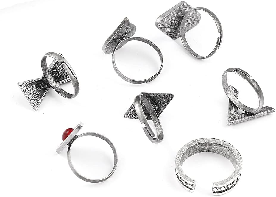 Hu Tao Rings Anime Hu Tao Cosplay Bracelet Rings Set, Adjustable Accessories - Image 5