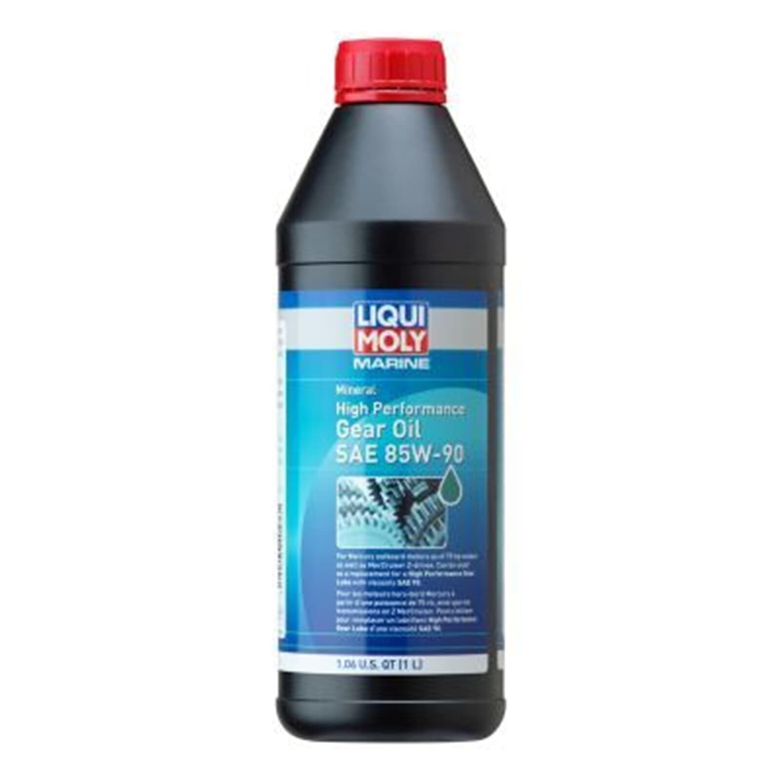 LIQUI MOLY Marine High Performance Gear Oil 85W-90, 1 L, Huile de vitesse de démarrage, SKU: 25078