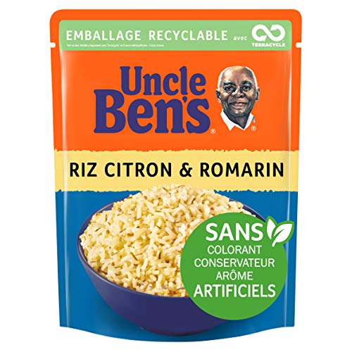 Uncle Ben's Riz Citron Romarin Express 2 Min au Micro-Onde/Poêle, 250g Cover