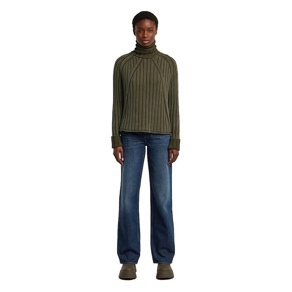 G-Star Washed Loose Turtle Knit Wmn Felpa Donna