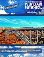 Practice Tests Guide for PE Civil Exam - Geotechnical: A comprehensive practice test book to prepare engineers for PE Civil Exam - Geotechnical Depth 197767545X Book Cover